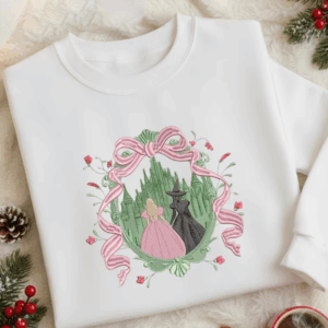 Embroidered Coquette Bow Wicked Sweatshirt