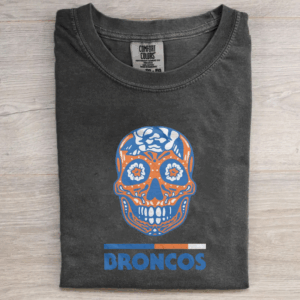 Broncos Día de los Muertos T-shirt