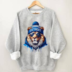 Comfort Colors Detroit Football Mascot Sweatshirt