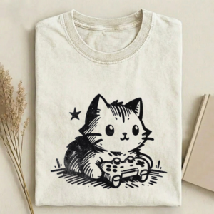 Gamer Cat T-shirt
