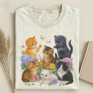 Cute Kitten Graphic T-shirt