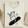 Skateboard cat T-shirt